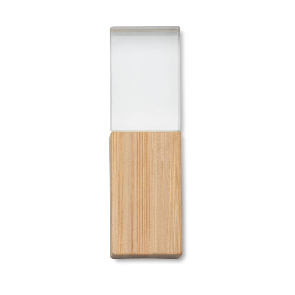 PEN DRIVE BAMBU CRISTAL 4GB
