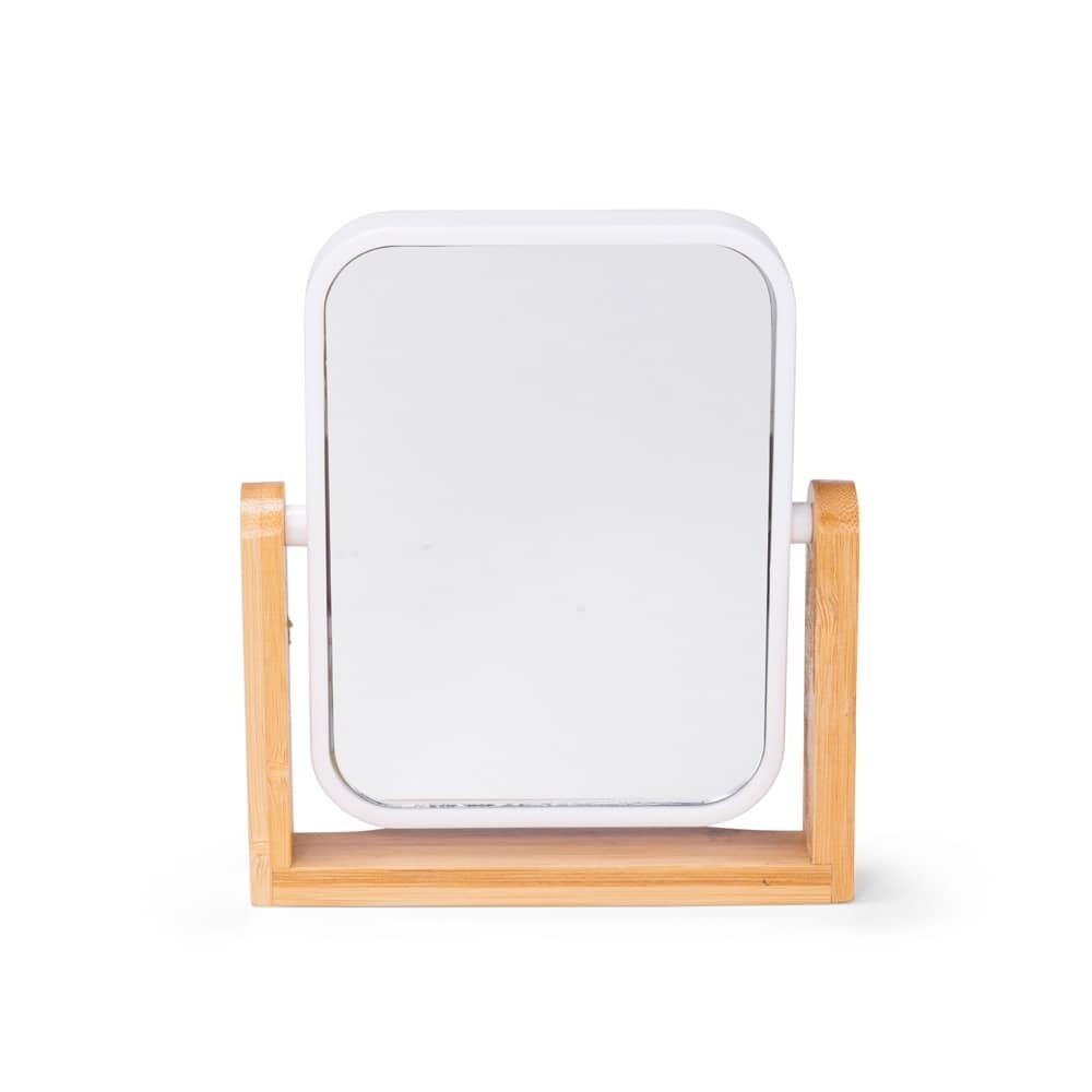 Espelho de Mesa Retangular Bambu