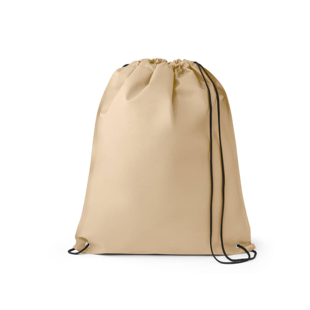Sacola tipo mochila em non-woven (80 g/m²) termo-selado