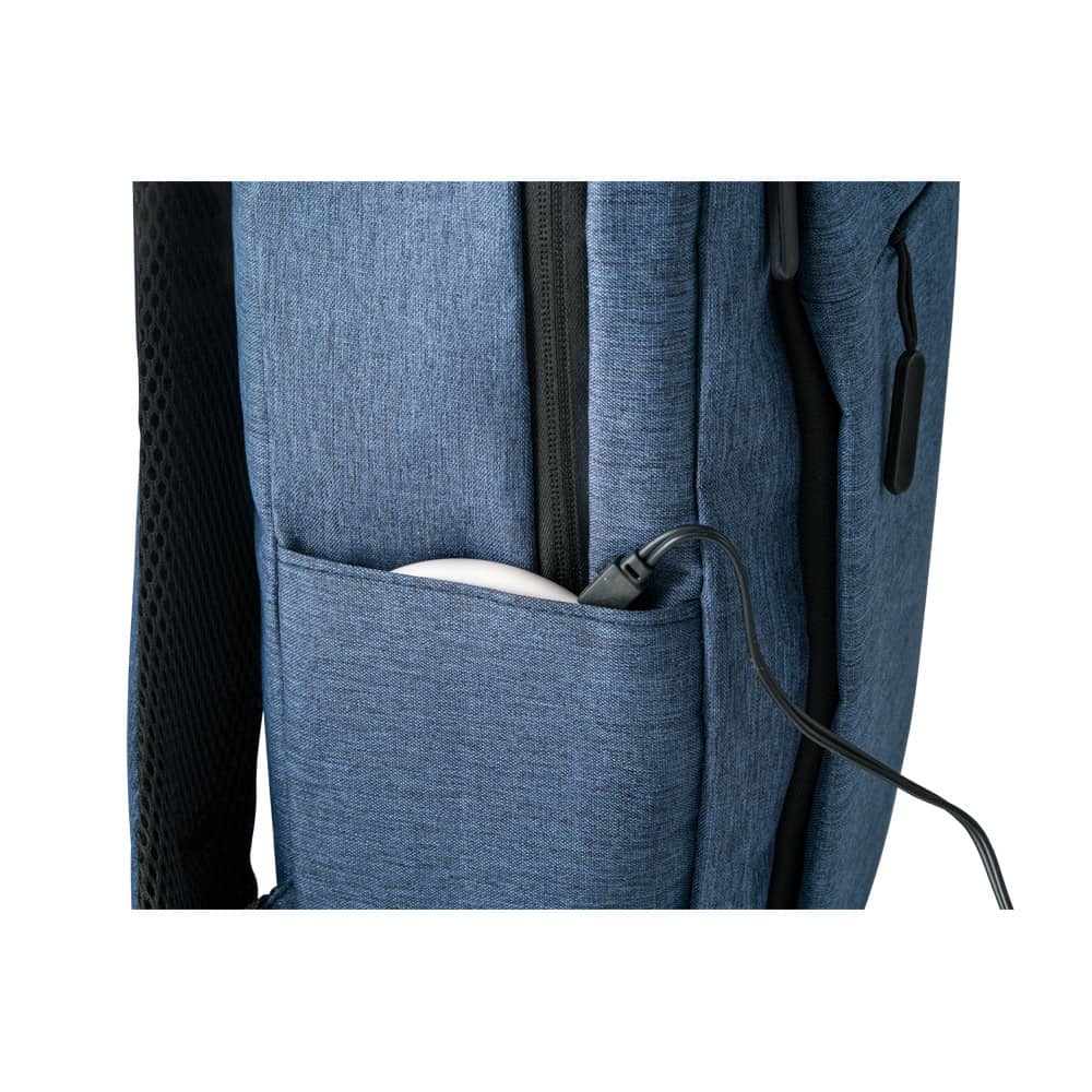 Mochila para notebook (15'6") em 300D de alta densidade com compartimento principal forrado (15 L)