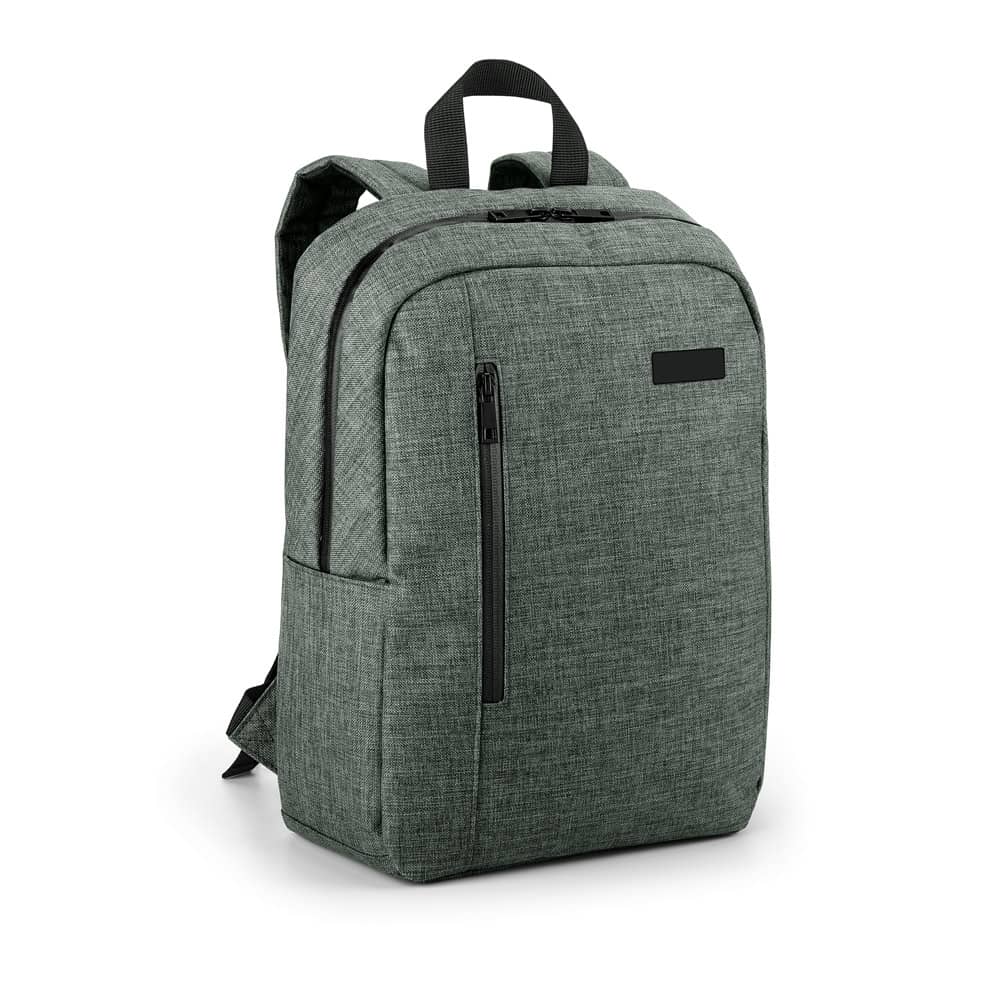 SHADES PLATE. Mochila para notebook (14'') em 600D de alta densidade com placa para personalização (12 L)