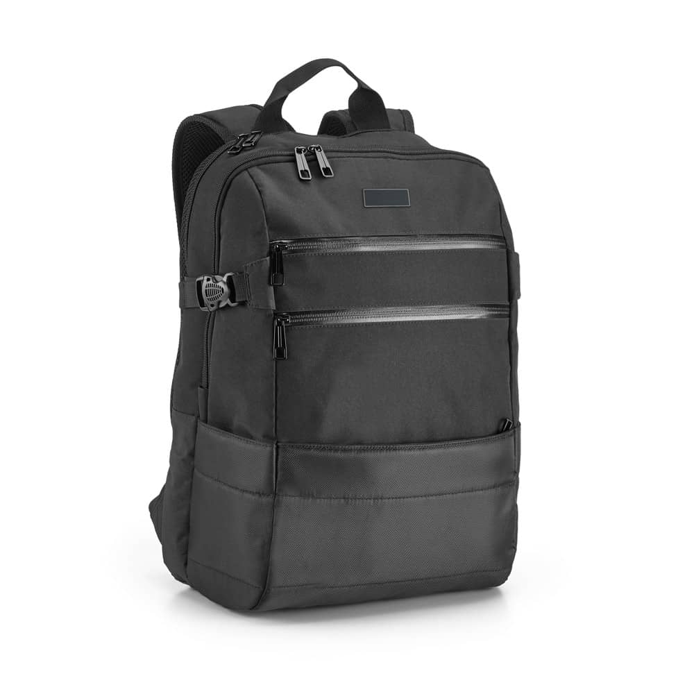 ZIPPERS PLATE. Mochila para notebook (15'6'') em 840D jacquard com dois compartimentos forrados (25 L)
