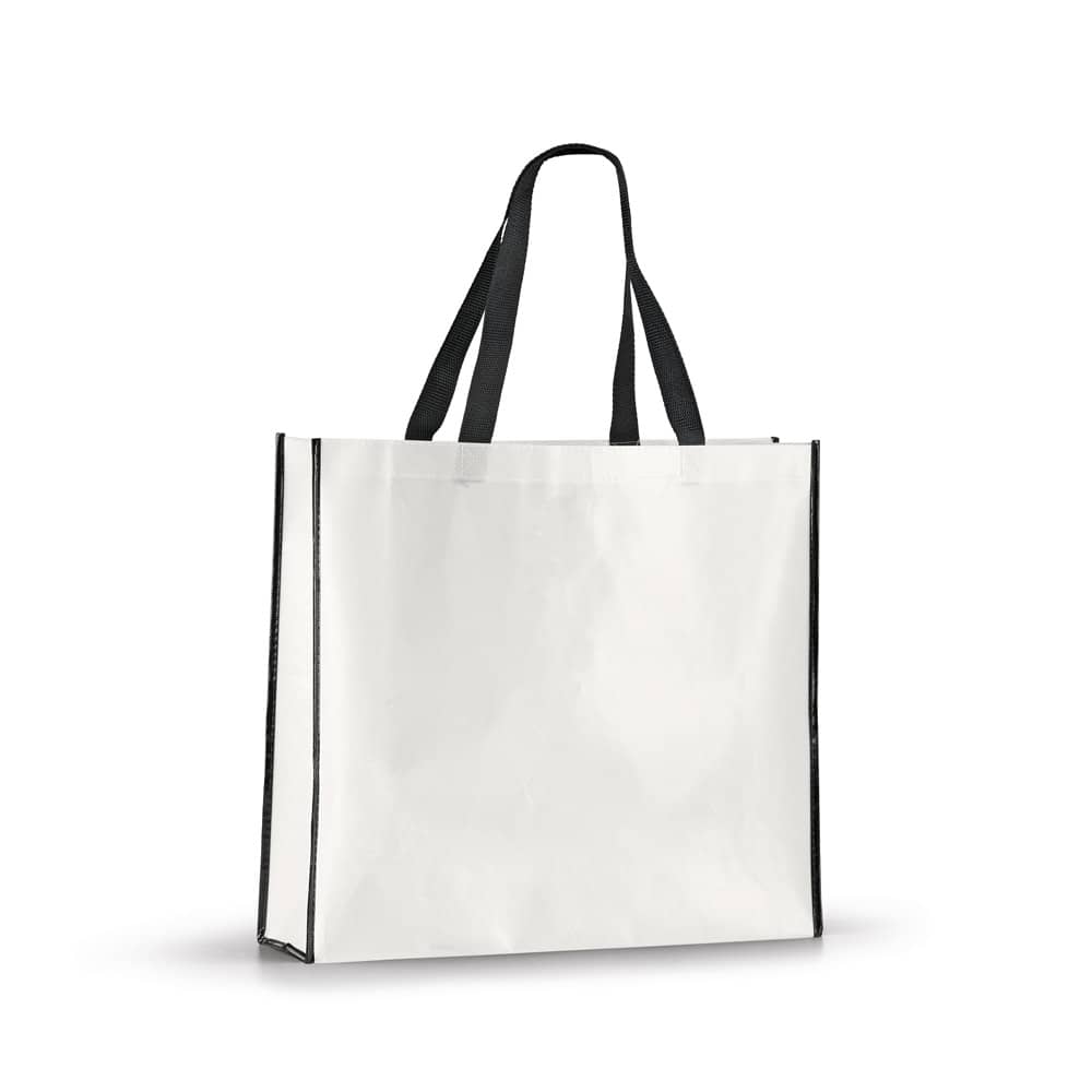 Sacola em non-woven laminado (120 g/m²) com laminação brilhante