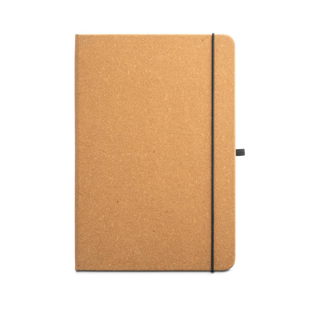 MATISSE II. Caderno A5 de capa dura em couro 70% reciclado com páginas pautadas