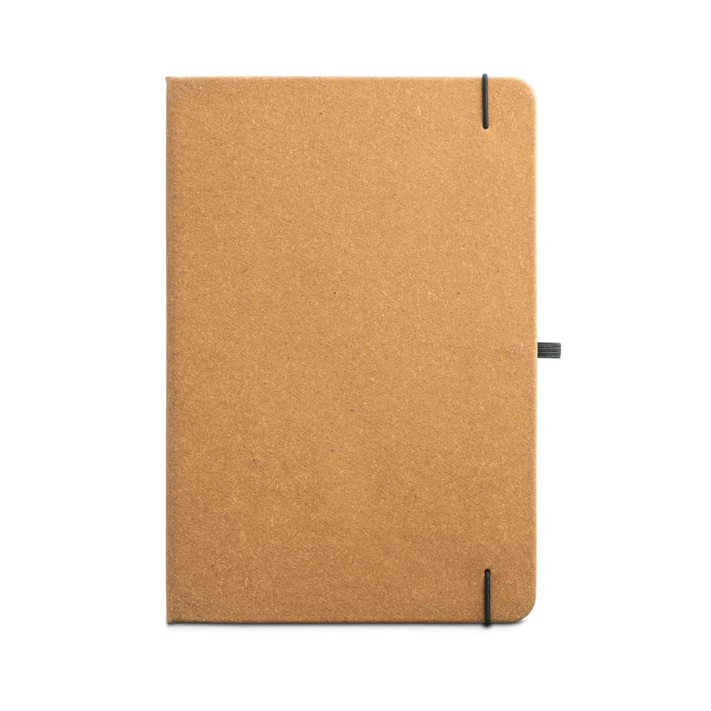 MATISSE II. Caderno A5 de capa dura em couro 70% reciclado com páginas pautadas