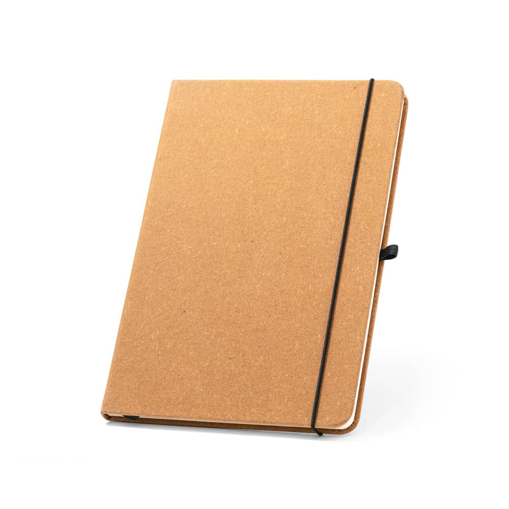 MATISSE II. Caderno A5 de capa dura em couro 70% reciclado com páginas pautadas