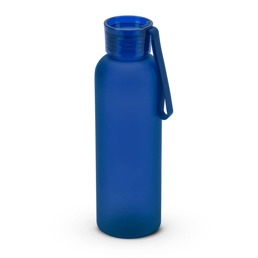 Squeeze esportiva em PET 100% reciclado, com acabamento fosco (600 mL)
