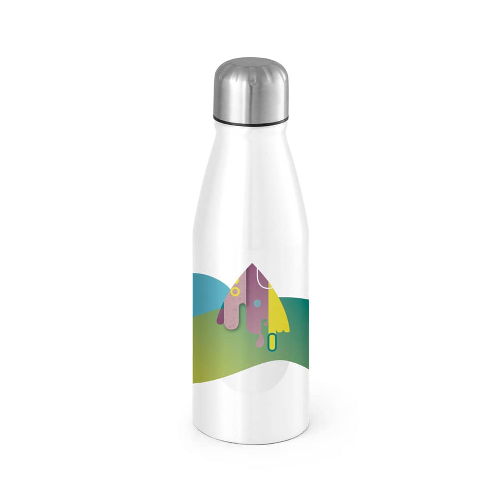 Squeeze para sublimação em alumínio com tampa em aço inox (500 mL)