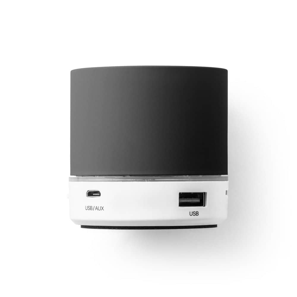 Caixa de som com microfone em ABS
