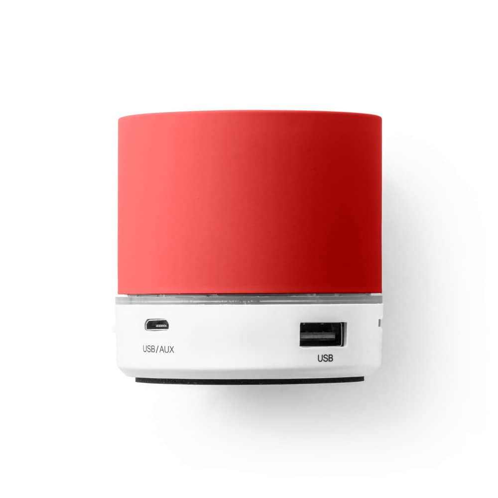 Caixa de som com microfone em ABS