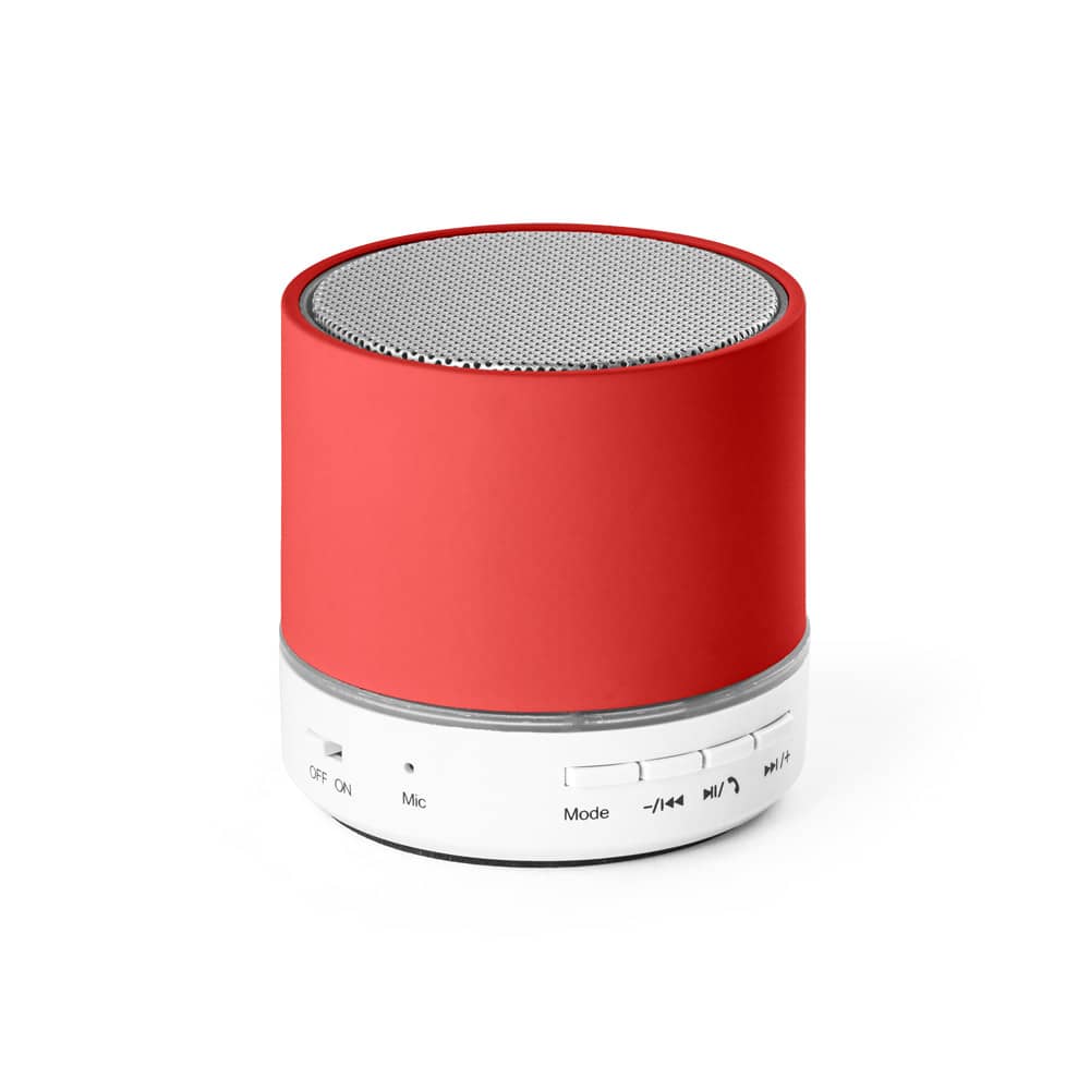 Caixa de som com microfone em ABS
