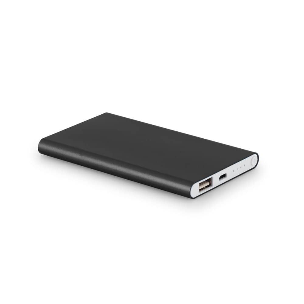 COULOMB 4'0. Bateria portátil slim em alumínio 100% reciclado (4'000 mAh)