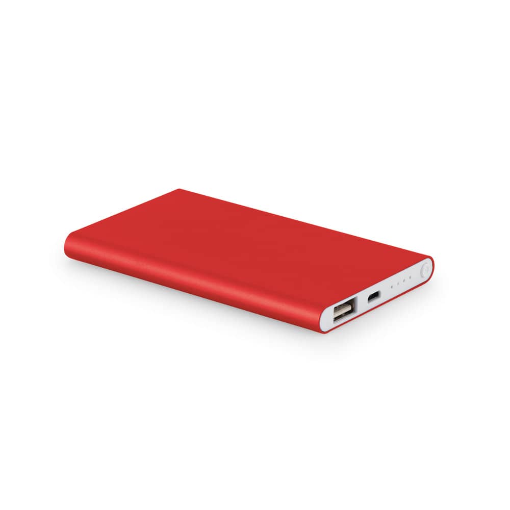 COULOMB 4'0. Bateria portátil slim em alumínio 100% reciclado (4'000 mAh)