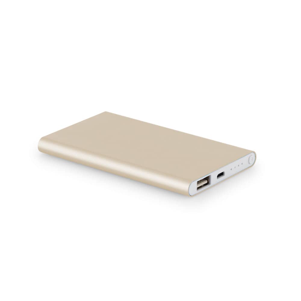 COULOMB 4'0. Bateria portátil slim em alumínio 100% reciclado (4'000 mAh)