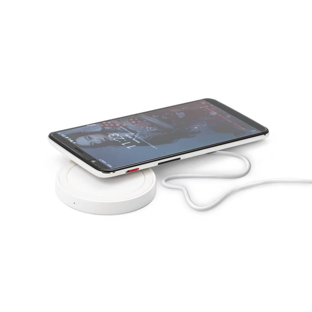 Carregador por indução super-rápido em ABS e silicone (15W)