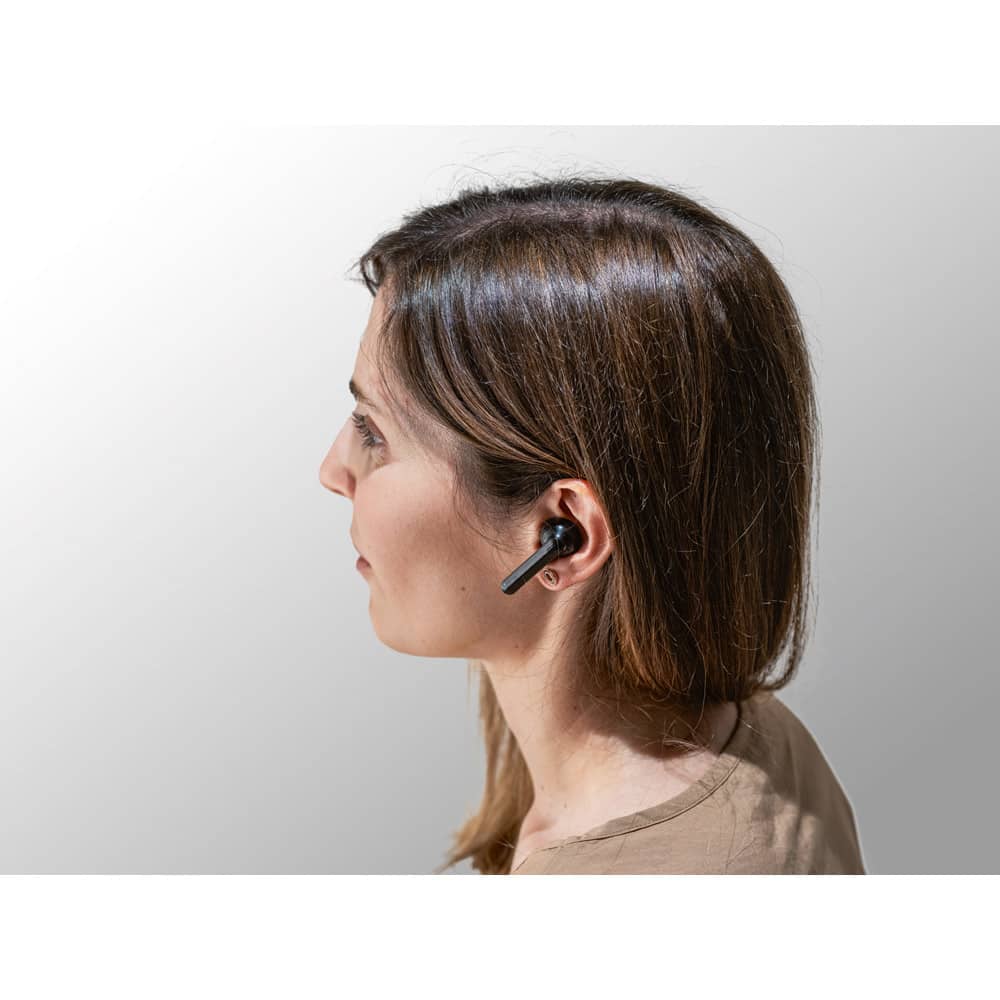 Fones de ouvido wireless em ABS