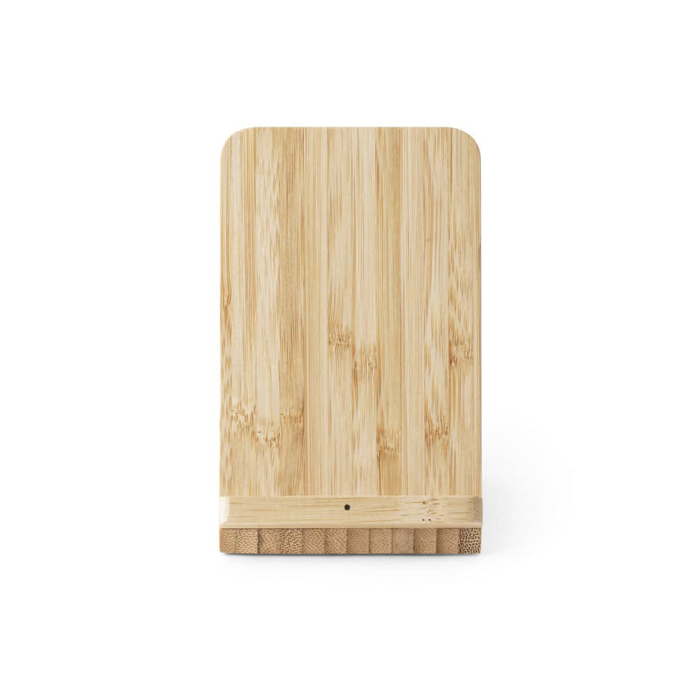 LEAVITT II. Carregador por indução super-rápido em bambu (15W)