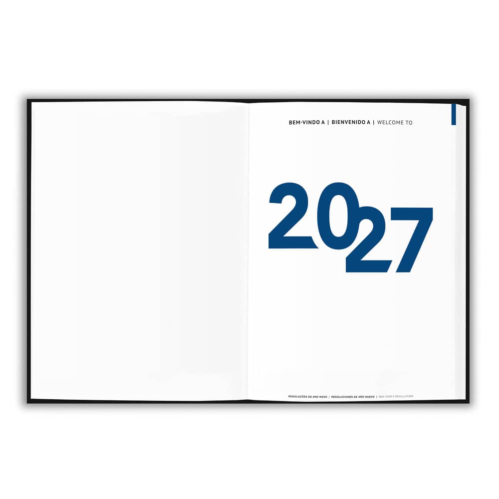 Agenda B5 em PU à base de água