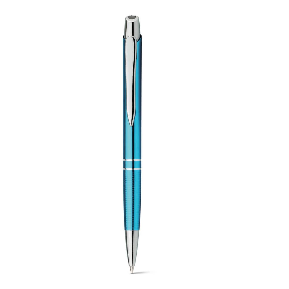 MARIETA METALLIC. Caneta esferográfica em alumínio com escrita em azul