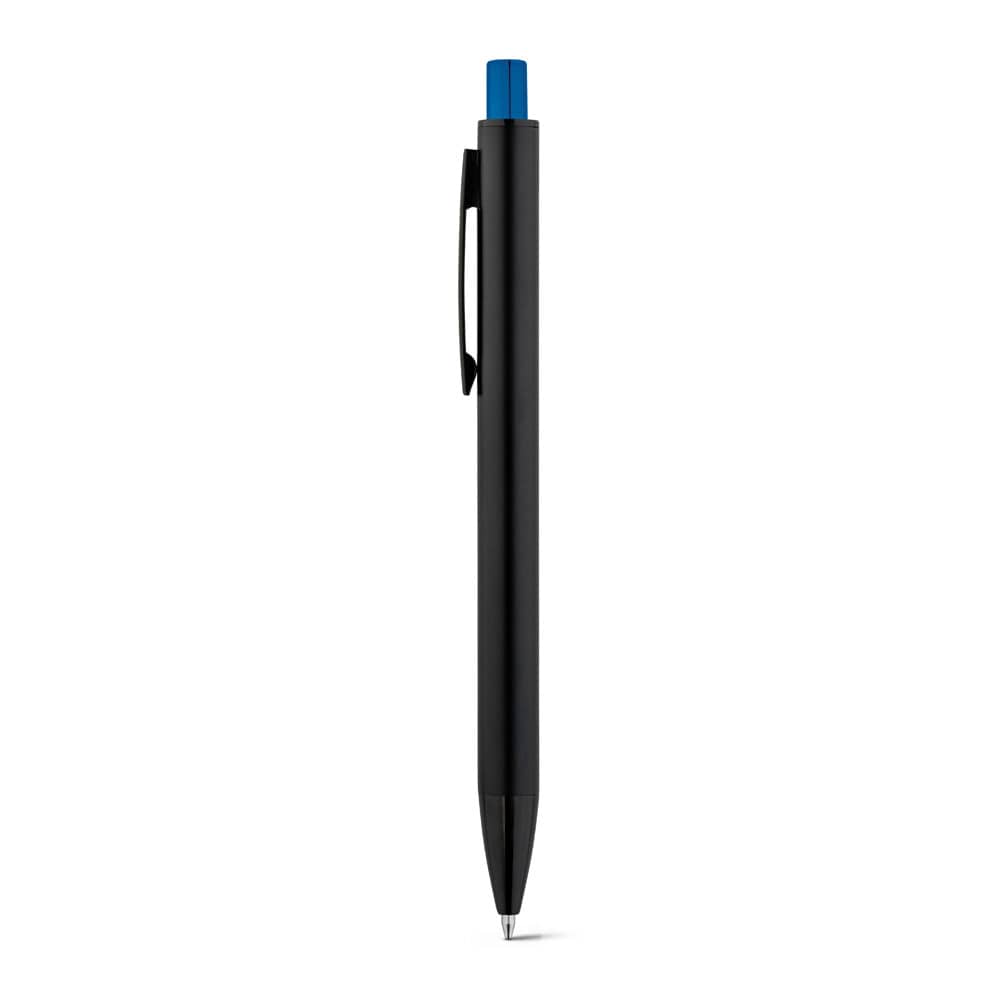 Caneta esferográfica em alumínio com acabamento mate