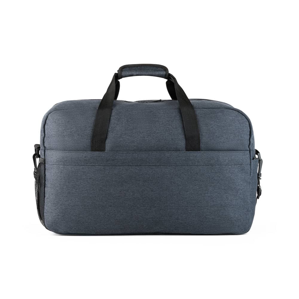 Bolsa esportiva em poliéster reciclado 600D de alta densidade com fundo em placa semi-rígida (31 L)