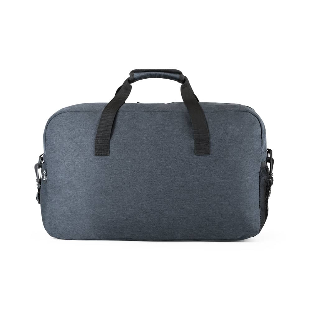 Bolsa esportiva em poliéster reciclado 600D de alta densidade com fundo em placa semi-rígida (31 L)