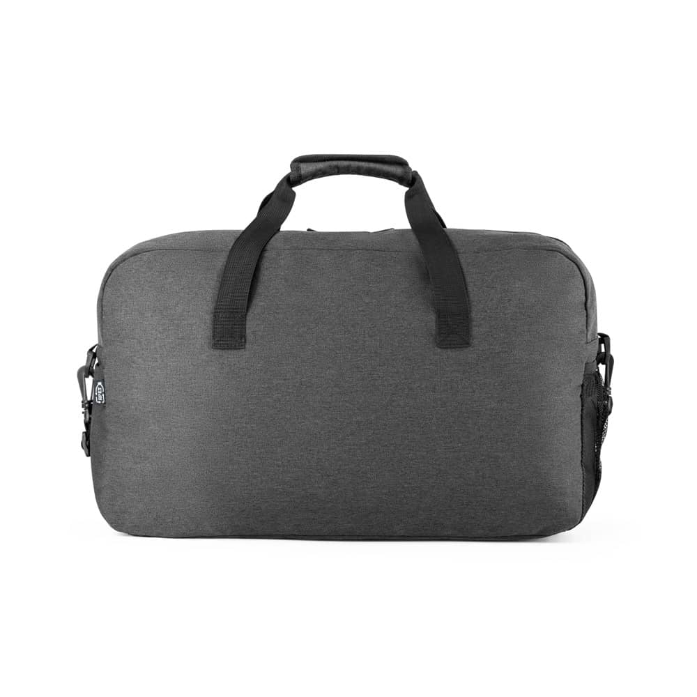 Bolsa esportiva em poliéster reciclado 600D de alta densidade com fundo em placa semi-rígida (31 L)