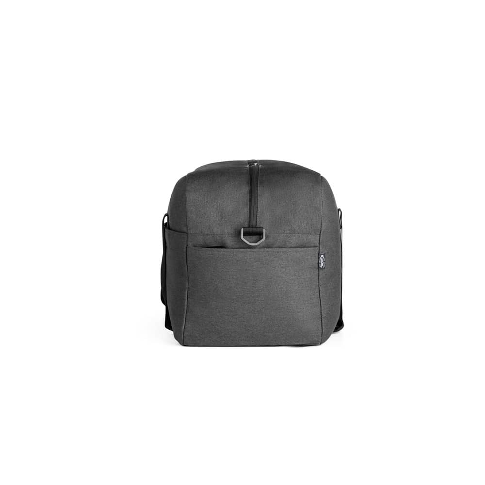 Bolsa esportiva em poliéster reciclado 600D de alta densidade com fundo em placa semi-rígida (31 L)
