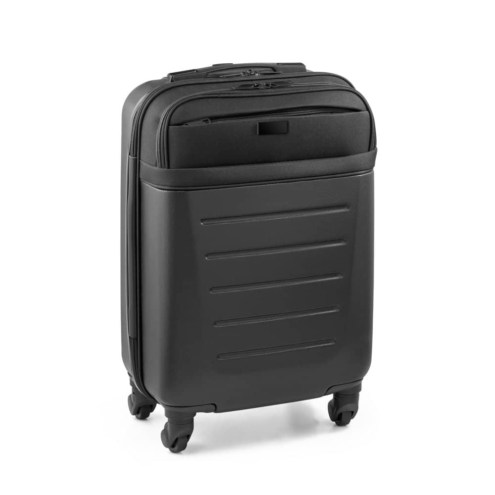 Mala de viagem executivo em ABS e 600D com 4 rodas duplas e interior forrado (33 L)