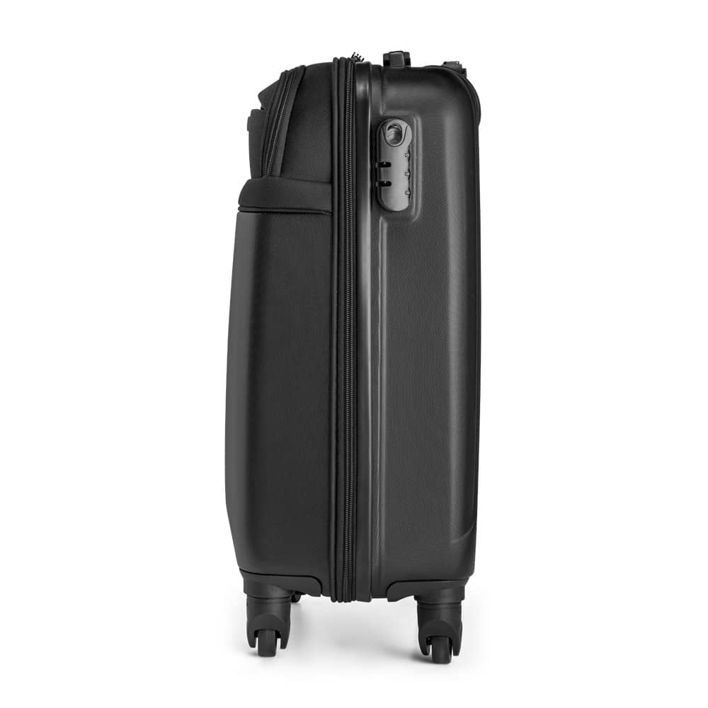 Mala de viagem executivo em ABS e 600D com 4 rodas duplas e interior forrado (33 L)