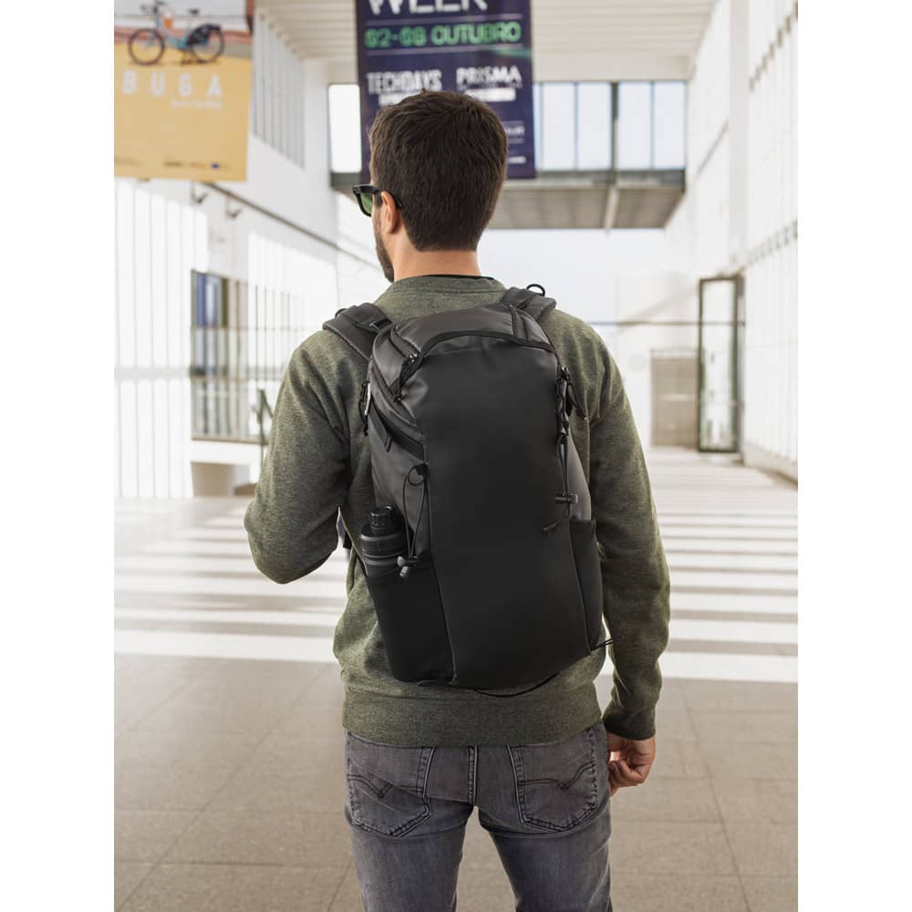 Mochila Hiking (14") com revestimento à prova de água em 600D poliéster reciclado e 210D poliéster reciclado (18 L)