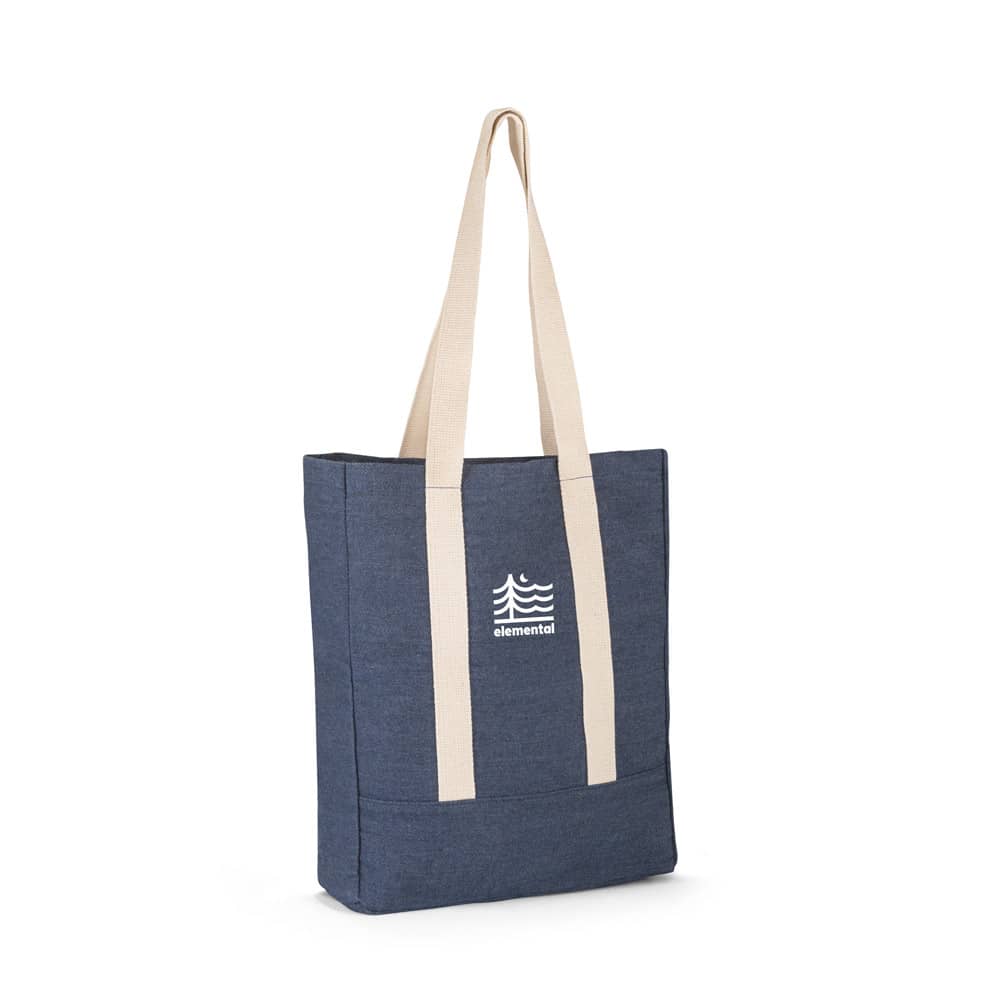 Sacola casual em denim reciclado (300 g/m²)
