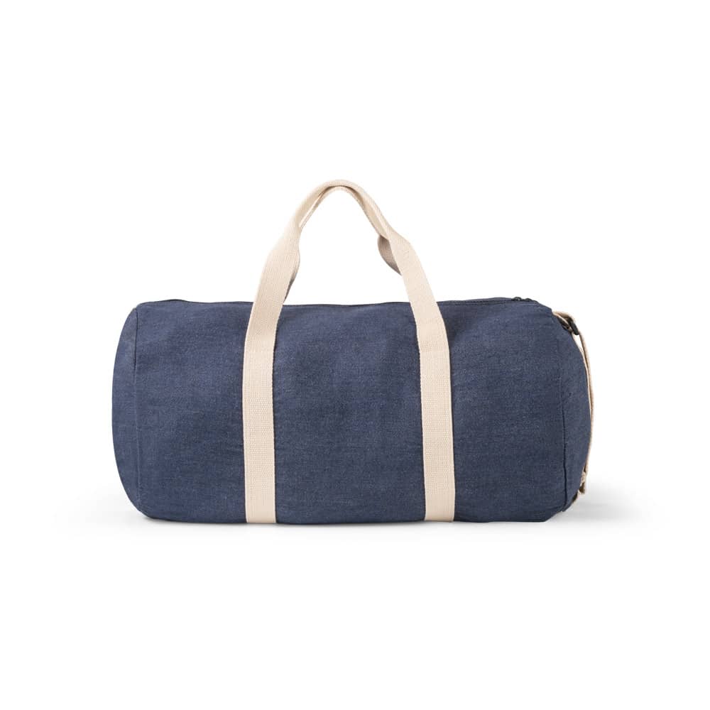 Sacola esportiva ou viagem em denim reciclado 25 L (300 g/m²)