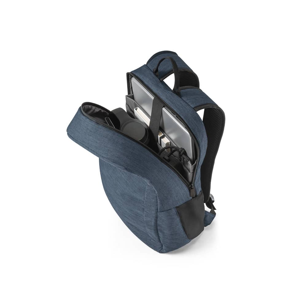 Mochila para notebook (15'6") em poliéster reciclado 300D com compartimento almofadado (18 L)