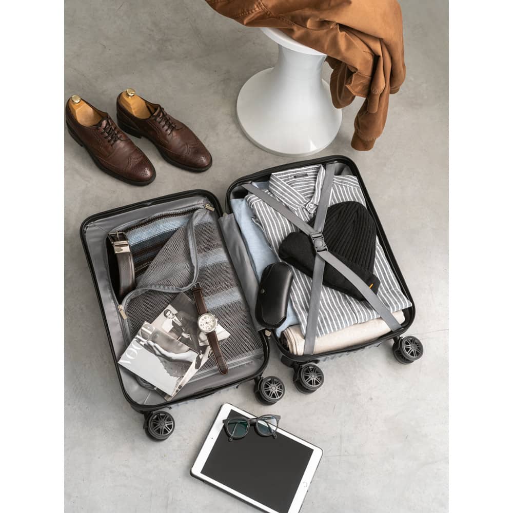 BRUGES 33L. Mala de viagem executivo em ABS e PET com interior forrado (33 L)