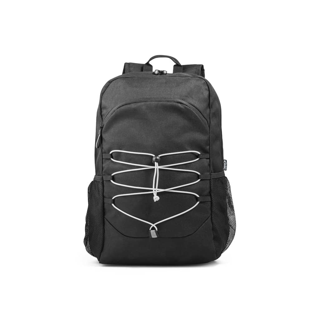 Mochila para notebook (15'6") em poliéster reciclado 300D e poliéster reciclado 600D, com elementos refletores (18 L)