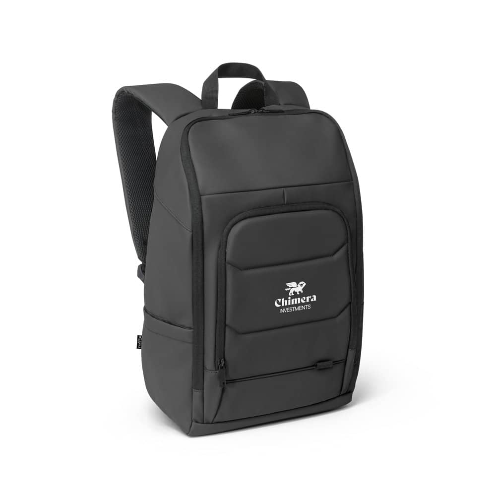 Mochila para notebook (16") em poliéster reciclado 600D de alta densidade, com revestimento resistente à água (19 L)