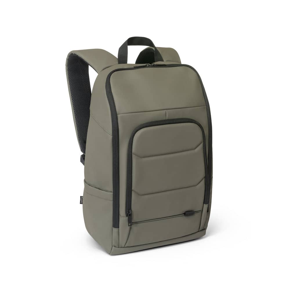 Mochila para notebook (16") em poliéster reciclado 600D de alta densidade, com revestimento resistente à água (19 L)
