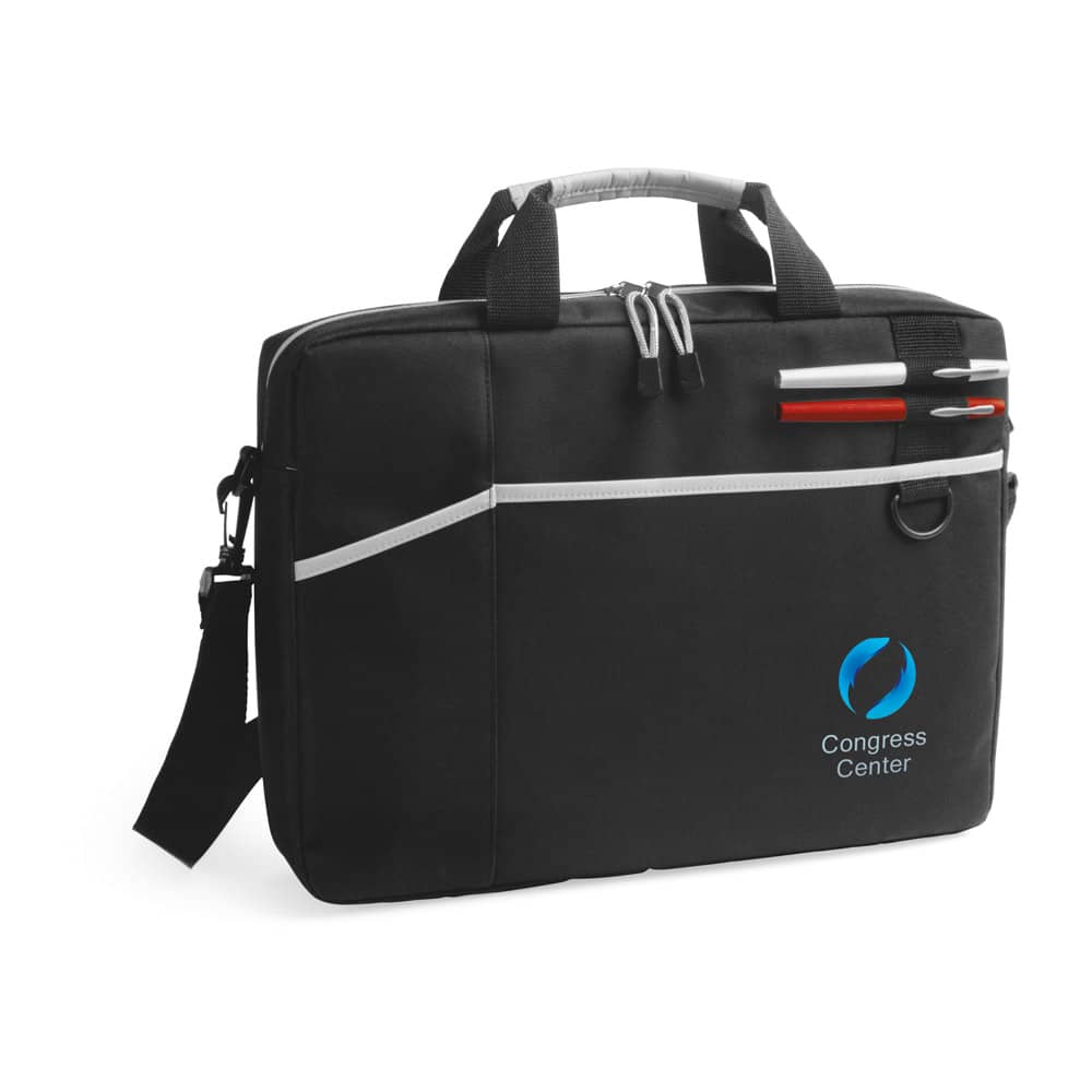 Pasta para notebook (15'6'') em 600D com interior forrado e almofadado