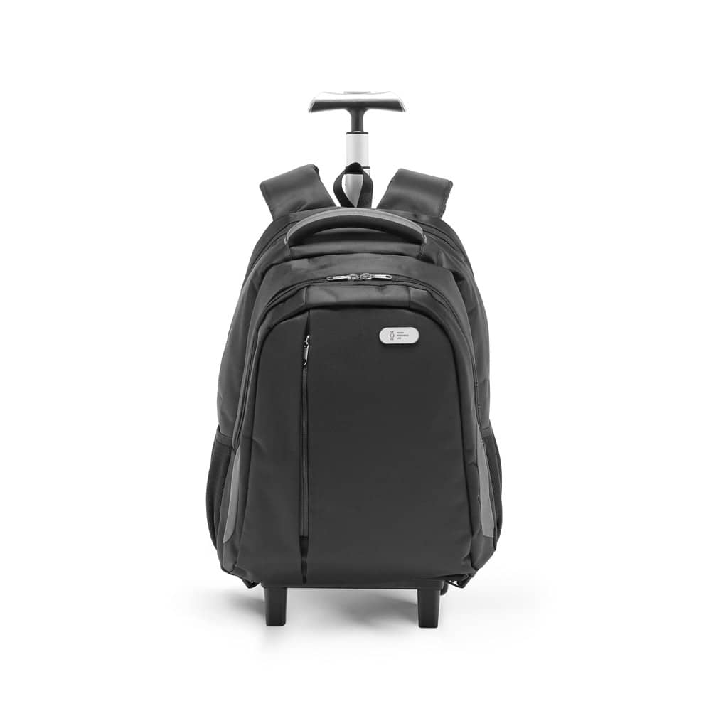 Mochila trolley para notebook (17'') em Nylon 999 impermeável com 2 rodas e sistema de proteção integrado (30 L)