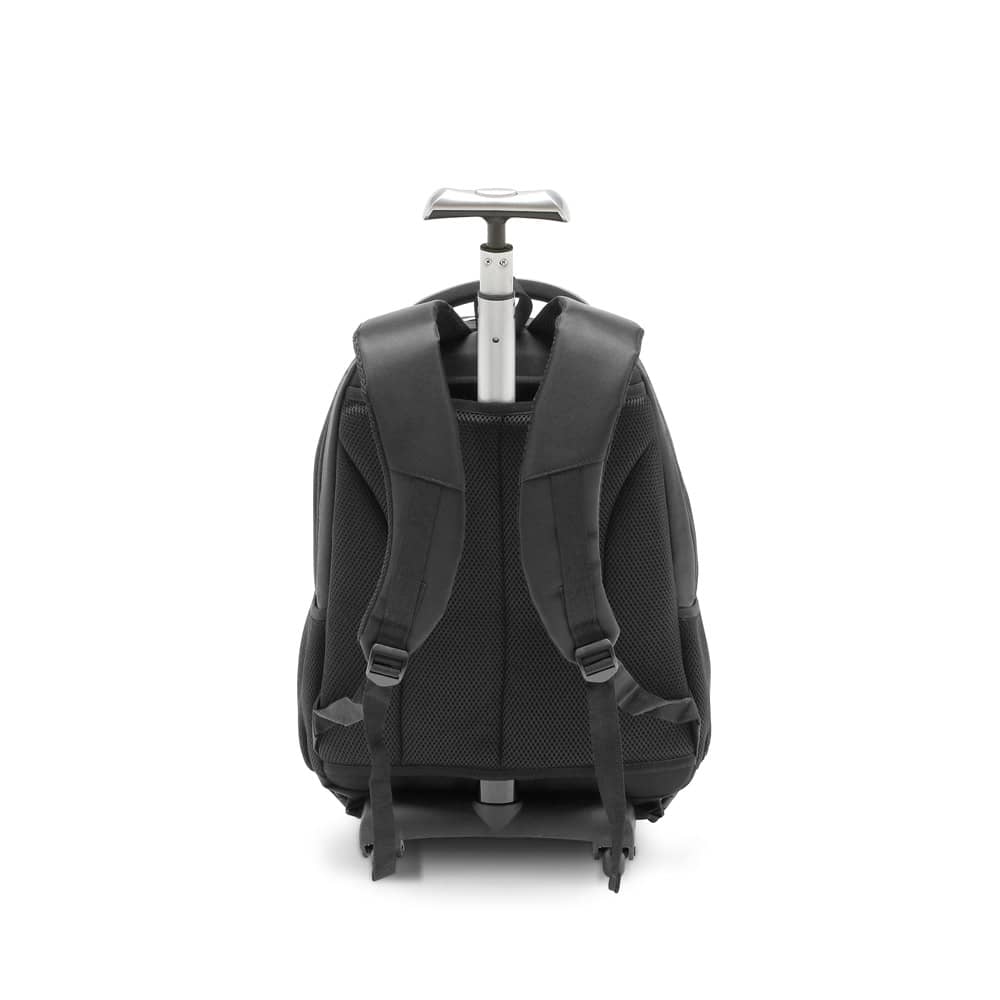Mochila trolley para notebook (17'') em Nylon 999 impermeável com 2 rodas e sistema de proteção integrado (30 L)