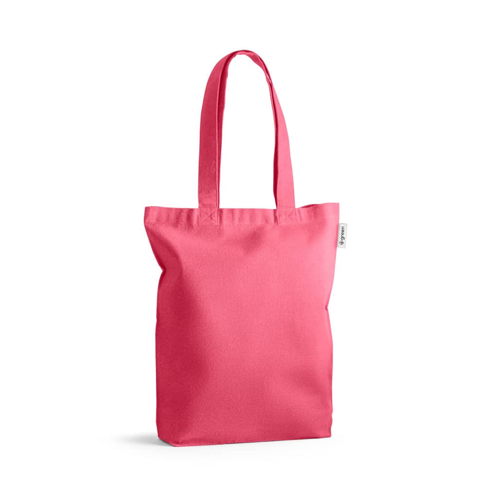 Sacola em 50% algodão, 30% algodão reciclado e 20% poliéster reciclado (220 g/m²)