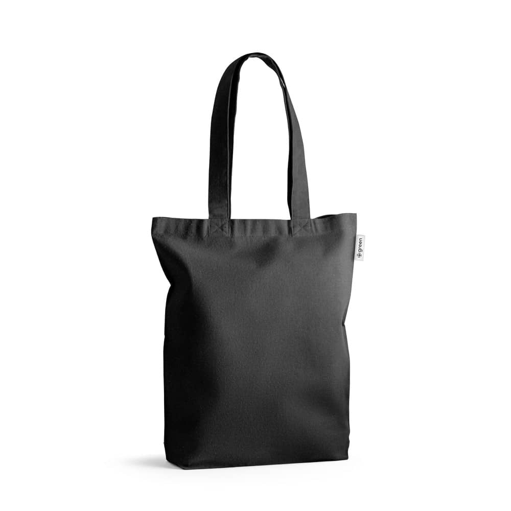 Sacola em 50% algodão, 30% algodão reciclado e 20% poliéster reciclado (220 g/m²)