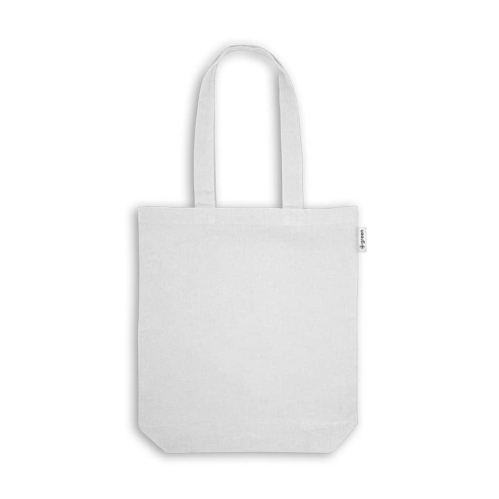 Sacola em 50% algodão, 30% algodão reciclado e 20% poliéster reciclado (220 g/m²)