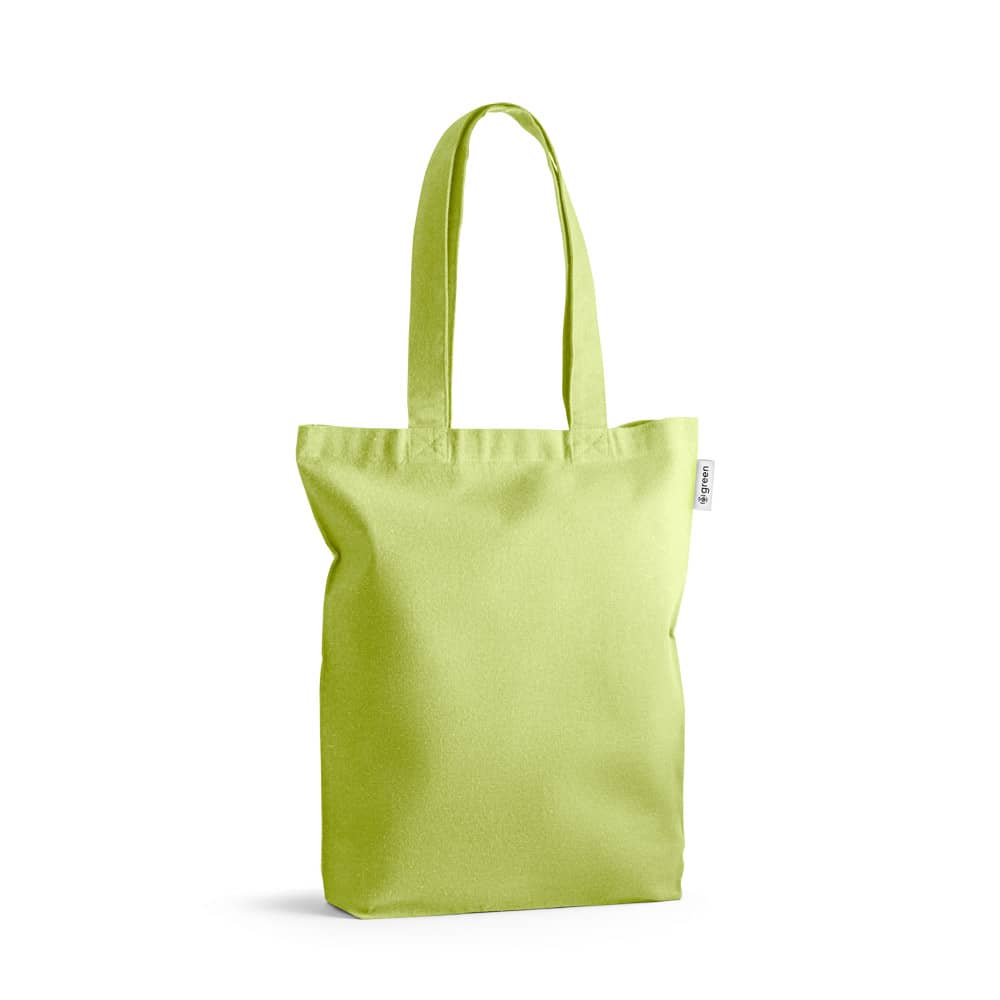 Sacola em 50% algodão, 30% algodão reciclado e 20% poliéster reciclado (220 g/m²)
