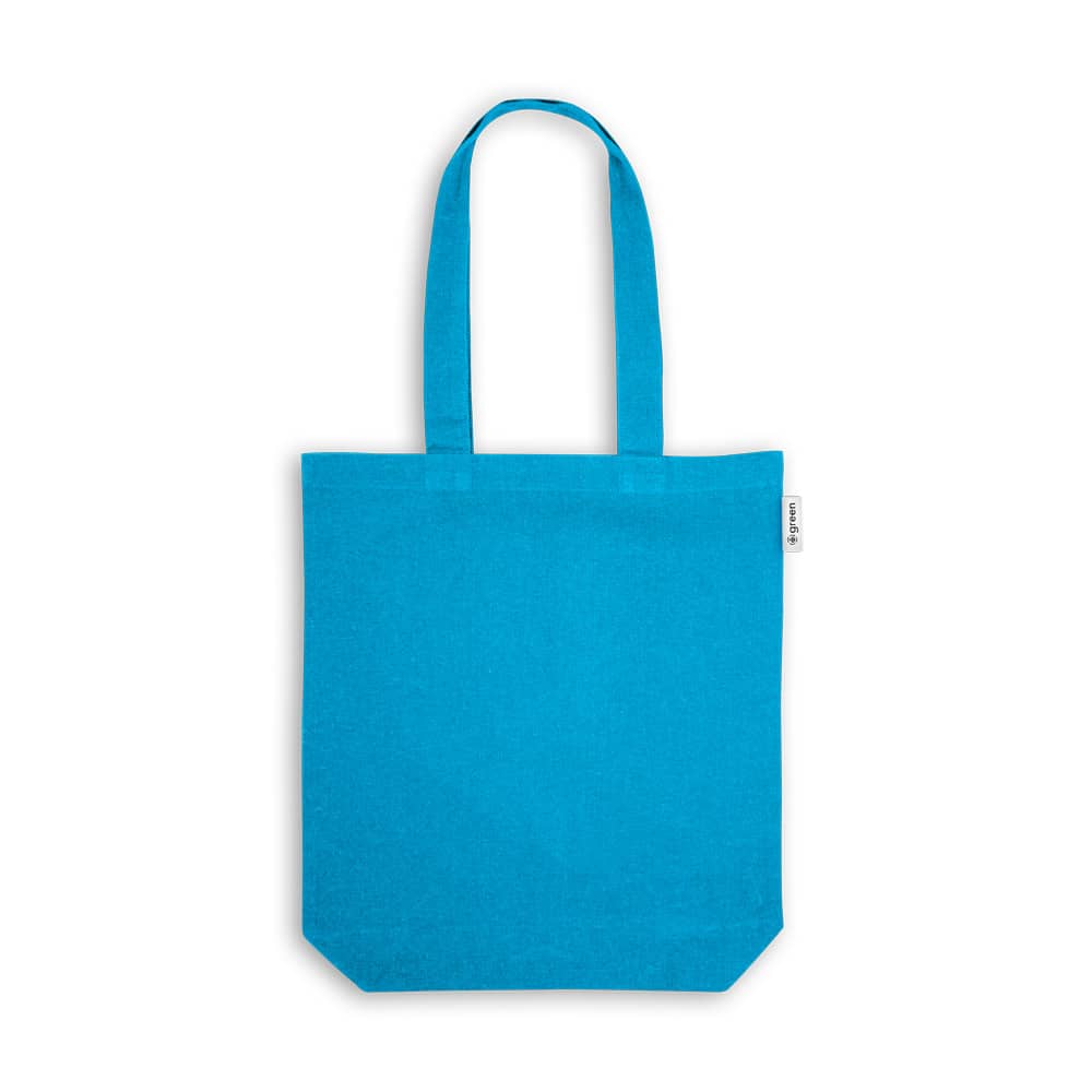 Sacola em 50% algodão, 30% algodão reciclado e 20% poliéster reciclado (220 g/m²)