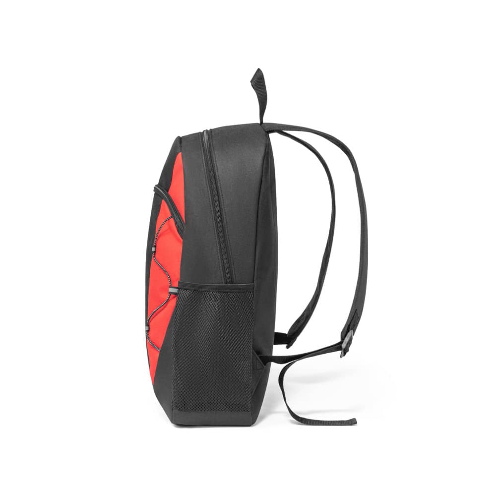 Mochila em 600D com detalhes em ripstop colorido (16 L)