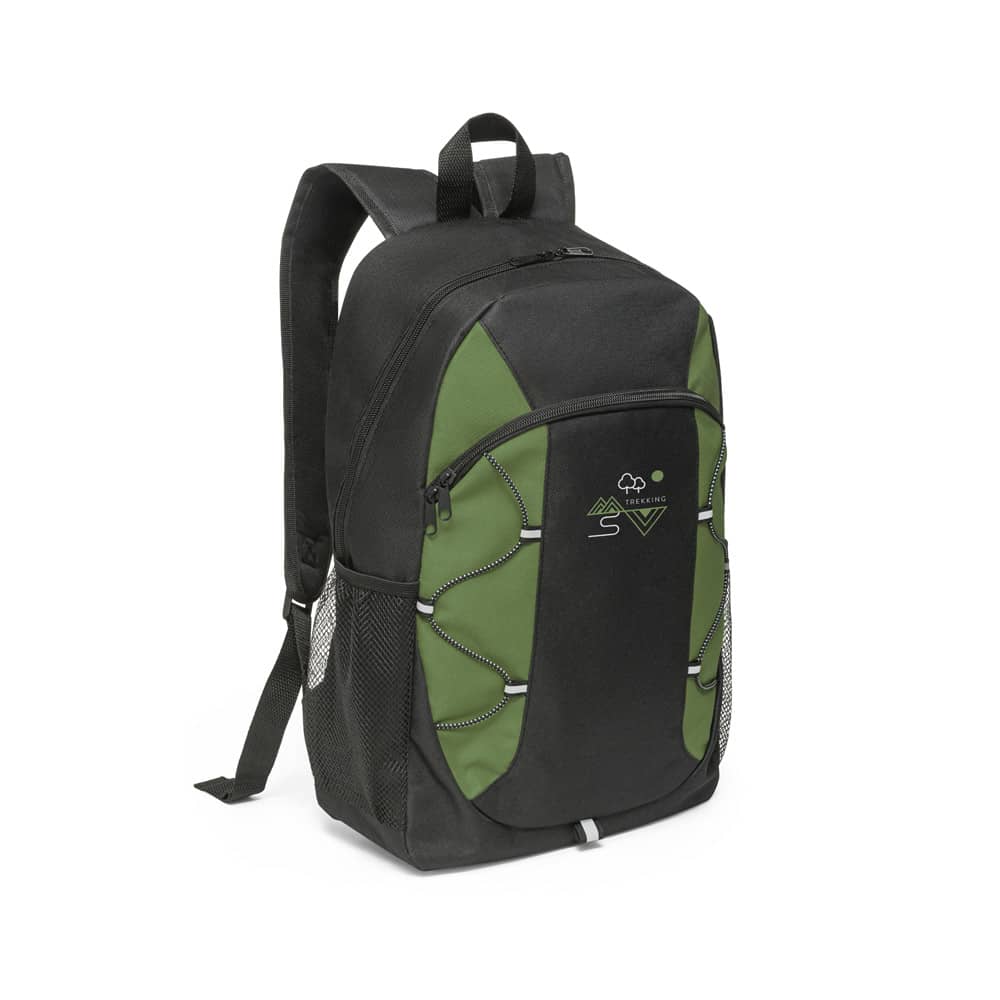 Mochila em 600D com detalhes em ripstop colorido (16 L)