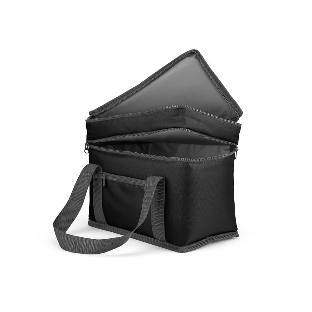 Sacola térmica em poliéster reciclado 600D com isolamento em PEVA 9'5 L