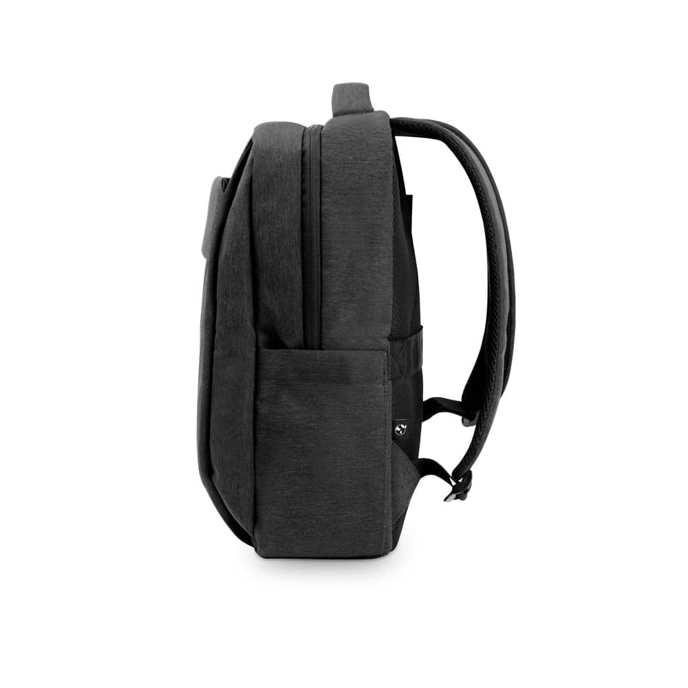 Mochila, totalmente almofadada, para notebook (15'6") em poliéster reciclado 300D de alta densidade (18 L)